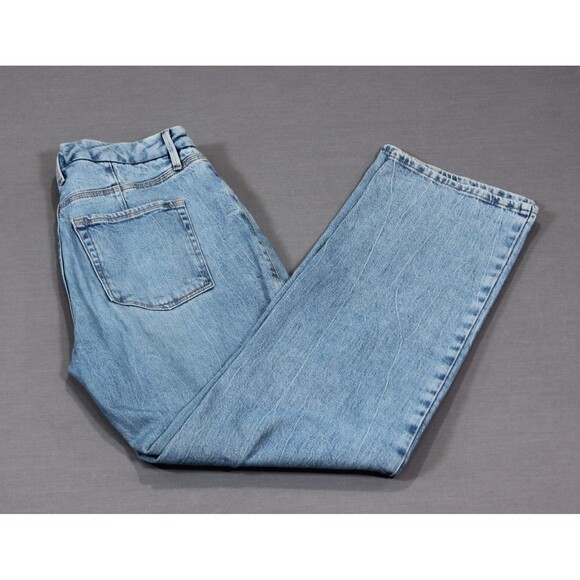 Good American Good 90'S Straight Leg Jeans High Rise Stretch Tag Sz 6/28 (31X32) - Picture 10 of 10